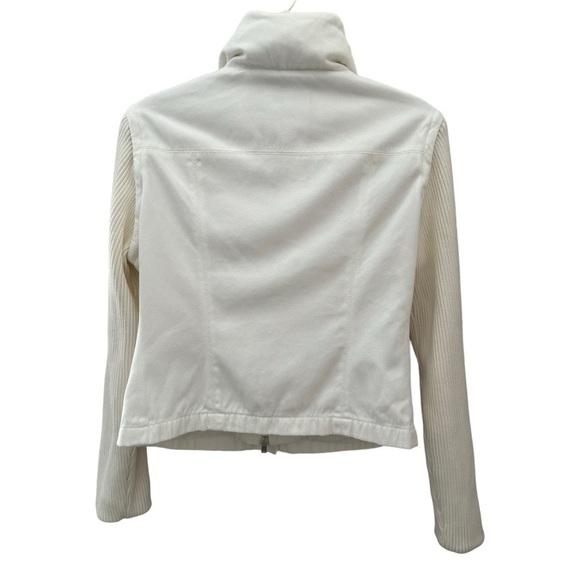 Gentryportofino Women’s Convertible Jacket Size 44 Italy (M) US cream color - Picture 3 of 14